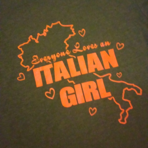 Italian Girl fitted tee - Picture 2 of 2